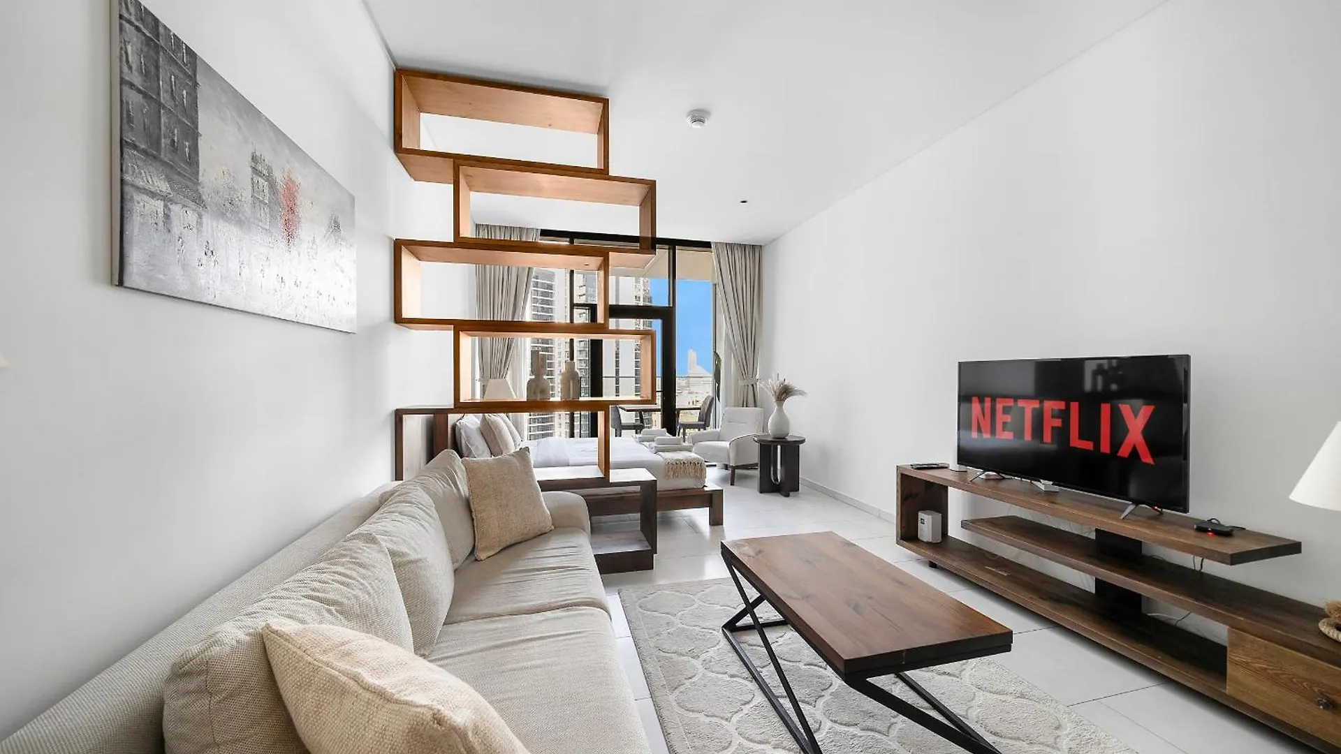 Vayk - Stylish Studio With Iconic Burj Khalifa Views Dubai